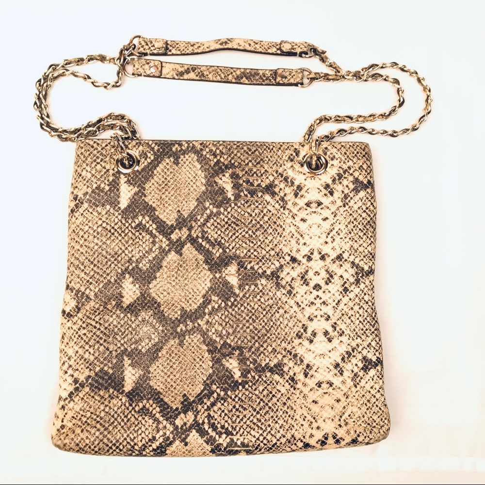 DKNY Snakeskin Shoulder Bag